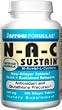 N-A-C Sustain 600 mg by Jarrow 100 Tablets