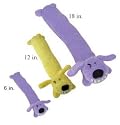 Multi Pet Loofa Dog Mini 6 in Plush Dog Toy Assorted Colors
