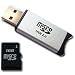Micro SD Card Reader - Fast USB 2.0 Adapter for MicroSD cards up to 32Gb