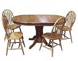 Farmhouse 5 piece Dining Set - Oak