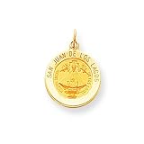 14k Our Lady of San Juan Medal Pendant