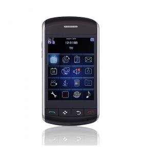 H9590 Qund Band Dual Card Dual Standby TV Function JAVA 3.2 Inch Flat Touch Screen Cell Phone Brown (2GB TF Card)