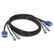 6' KVM ALL-IN-1 Bk Gold Tips