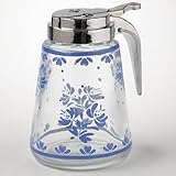 Pfaltzgraff Yorktowne Glass Syrup Dispenser