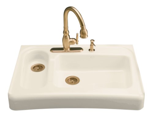 black Friday Kohler K 6536 3 47 Barrier Free Undercounter Three HoleB0014SVJUC