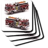 Trucks - Fire Truck - Coasters
