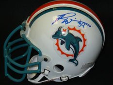 Signed Williams, Ronnie Miami Dolphins Authentic Mini Helmets