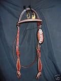 WEAVER TEXAS STAR HEADSTALL WESTERN SHOW TACK!
