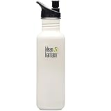 Klean Kanteen 609628 White 27 Oz Sport Cap Bottle