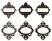 Advantus Tim Holtz Idea-Ology 2-1/2-Inch Ornate Plates with Long Fasteners, 6/Pkg