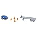 Max Tow Truck Mini Haulers Tow and Go Packs Blue Tow Truck with Tire Accessories