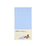 DK Pram Sheets Flat (Sky)