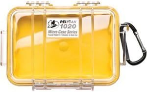 Pelican - CASE, 1020 MICROCASE, YELLOW CLEAR
