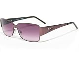 Fendi Sunglasses FS317 217 Dark Pink Metal Frame with Dark Rose Gradient Lenses
