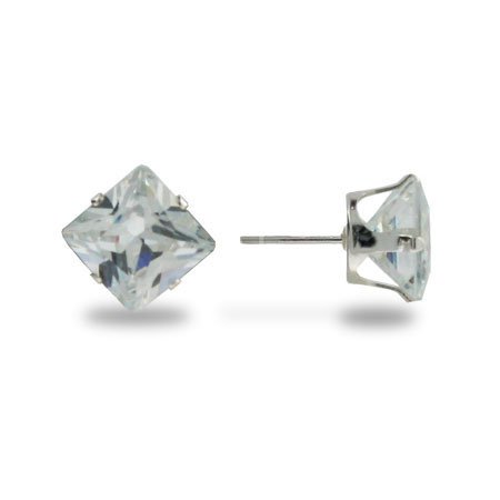 Eve's Addiction Square CZ Studs