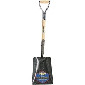 Jackson Professional Tools 027-1200900 #2 Pony Square Point Shovel 27 Incharmor Inchd Inch Handle