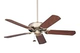 Emerson Fans CF3900AB Apollo Fan - Antique Brass Ceiling Fan 56" Includes B52HGWA Blades