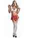 SEXY WOMENS SCHOOL GIRL RED COSTUME