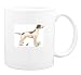 Mug with standing, pet, grass, dog, pointer