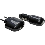 Hartig + Helling SN 20 3-in-1-Universal-USB-Ladeger�t und Netzteil Set schwarzvon "H+H"