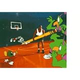 Michael Jordan & Bugs Bunny 'The Great Space Erase' Framed Limited Edition Cel 18