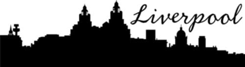 Liverpool Cityscape Skyline Vinyl Wall Art Decal
