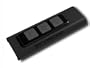 Scosche tapSTICK Polycarbonate Case with Integrated Controls for iPod shuffle 3 Gen, 4GB (Black)