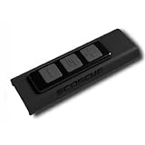 Scosche tapSTICK Polycarbonate Case with Integrated Controls for iPod shuffle 3G, 4G (Black)