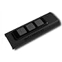Scosche tapSTICK Polycarbonate Case with Integrated Controls for iPod shuffle 3G, 4G (Black)