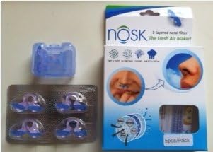 New ! Anti-allergy 3-layered Nasal Filter 5pcs+case