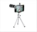 GSI Super Quality Photo Package for Apple iPhone's Camera - Long Focal 8x Zoom Optical Telephoto Extended 30x70mm Lens - Mini Tripod And Universal Mount Holder - Includes Velvet Case and Cleaning Cloth - Turn your iPhone 4-4G into a High-End Camera!