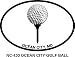 OCEAN CITY - GOLF BALL Oval Bumper Sticker