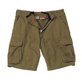 Russet Brown Vintage Paratrooper Cargo Shorts SML