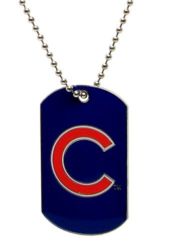 Chicago Cubs - MLB Enameled Logo Dog Tag Necklace