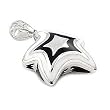Designo Black And White Star Pendant