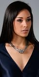 Lee Angel Jewelry Lyla Crystal Ring Necklace