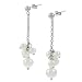 Sterling Silver Freshwater Pearl Cluster Earrings