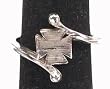 Cute Metal Iron Cross Power Pride Pewter Ring