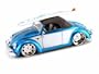 1949 VW Hebmuller Cabriolet 1/24 (Mass) w/Surfboard Blue w/White