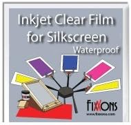 Waterproof Inkjet Clear Film For Silk Screen 8.5" x 11" Sample Pack (10 Sheets)