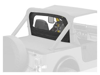 Bestop 80028-01 Windjammer Black Wind Break