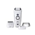 Braun Silk-�pil 7 7281 - Depiladora utilizable bajo el agua, recargable, con 3 accesorios incluyendo cabezal de corte/afeitado y accesorio perfilador