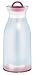 Alfi Cool Bottle 25-Ounce Carafe, Clear with Red Accents
