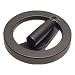 2 Spoked Black Powder Coated Aluminum Dished Hand Wheel with Fold-A-Way Handle, 6" Diameter, 5/8" Hole Diameter (Pack of 1)