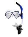 Typhoon Adult Silicone Mask & Snorkel set Blue
