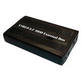 JacobsParts 3.5 Black USB 2.0 IDE Hard Drive Disk HDD Enclosure Case