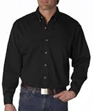 High Quality Men's Long Sleeve Cypress Denim Shirt with Pocket - Black
