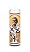 Anthony Bourdain Celebrity Prayer Candle - Funny Saint Candle - 8 inch Glass Prayer Votive - 100% Handmade in USA - Novelty Celebrity Gift