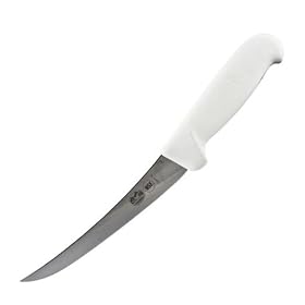 Buy Boning Knife, 6 in., Semi Stiff, Curved, White Fibrox Handle