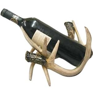 Antler Wine Bottle Holder Rack Stand, 9.5-inch by Antler Kitchen Decor